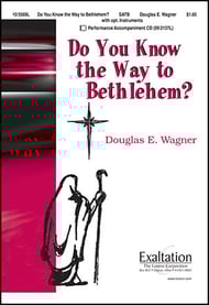 cover Do You Know the Way to Bethlehem? SATB choral sheet music cover